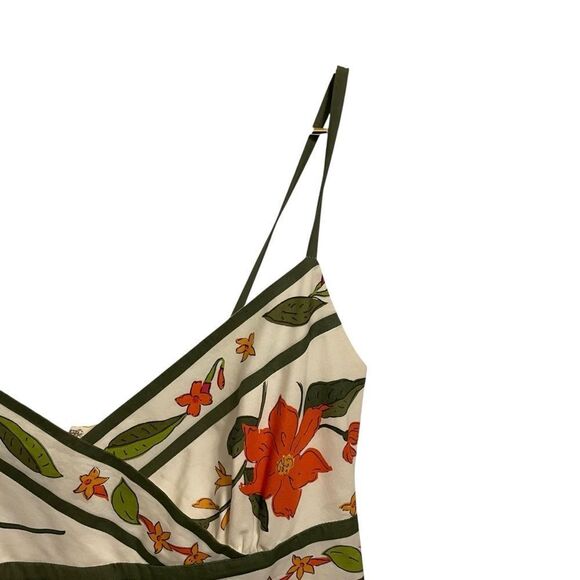 J. Crew Rousseau Floral Dress by Adrienne Watkins Cotton Size 0 - Picture 2 of 8